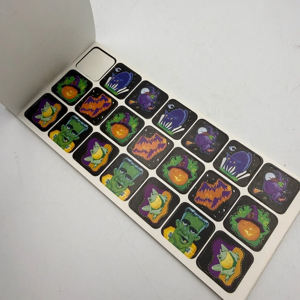 Paper Magic Group Halloween Stickers Vintage 1997 Lot Multi Monster Witch Retro